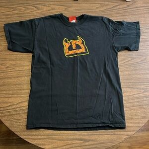 Little Devil VINTAGE Ozzy Horns BMX Black T Shirt Medium